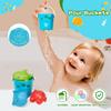 16PCS Bathtub Water Play Toys & 16PCS Baby Bath Toys with Silicone Bath Toys view 3