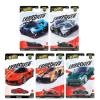 1:64 Scale Diecast Model Car Compatible with Hot Wheels Premium Car Culture Euro Speed L Case Set of 5 Cars, FPY86-961L view 1