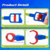Duseu 2 Pcs Claw Grabber Toy for Kids, 15.7 inch Plastic Robot Arm Hand Claw Pickup Tool, Children Grabbers Interactive Toys (Blue & Pink) view 4