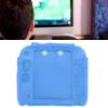 Miskall Handheld Game Console Silicone Cover for 2DS Soft Protective Case Scratch with Top Bottom Screen Protector (Blue) view 4