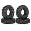 Compatible with Axial for Yeti Jr D90 TF2 for Tamiya CC01 1/10 RC Crawler Car 4PCS 85mm 1.55 Inch Beadlock Wheel Rims Tires Set RC Car Tires Tyre Rims view 2