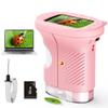 1000X Handheld Digital Microscope for Kids : Wonderquest Microscope with 2.0" IPS Screen, STEM Toys for Ages 3-6 8-13 Girls Boys Child, Portable Edu Gift Age 4-6 8-12 Children Students view 2