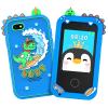 Kids Smart Phone Toy for Boys, Touchscreen Learning Toy Phone for Kids Ages 3-8, Educational Pretend Phone with Dual Camera, Music, Games, ABC Learning & Habit Reminder, Boys Birthday view 1