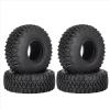 Compatible with Axial for Yeti Jr D90 TF2 for Tamiya CC01 LC70 for MST 1/10 RC Crawler Car 4PCS 1.55 Metal Beadlock Wheel Rims Tires Set RC Car Tires Tyre Rims view 2