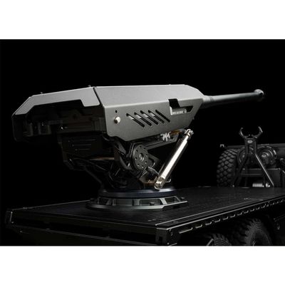 wheelfun CNC Metal Self Propelled Howitzer CUB3 CAS155 for Capo 1/18 Remote Control Crawler Mini Tatra RC Transport Truck Option Part Hobby Grade Model for Adult