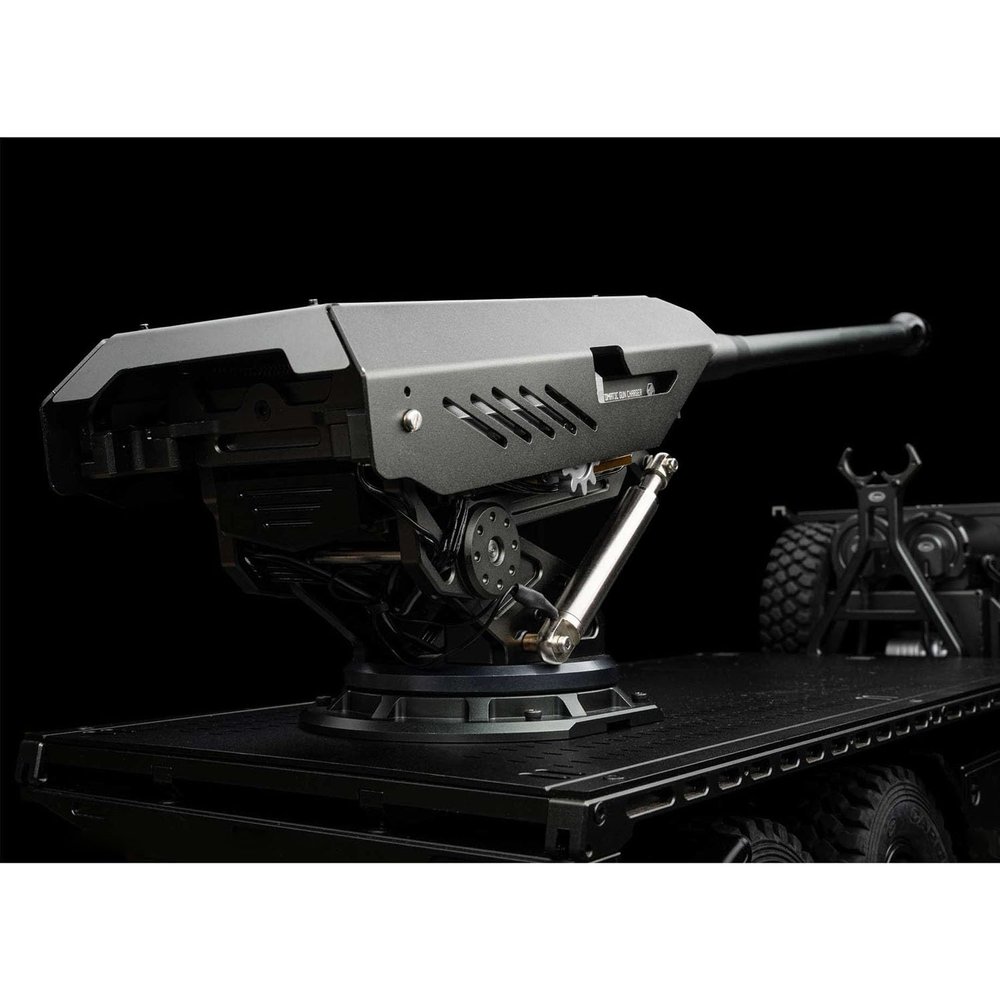 wheelfun CNC Metal Self Propelled Howitzer CUB3 CAS155 for Capo 1/18 Remote Control Crawler Mini Tatra RC Transport Truck Option Part Hobby Grade Model for Adult