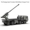 wheelfun CNC Metal Self Propelled Howitzer CUB3 CAS155 for Capo 1/18 Remote Control Crawler Mini Tatra RC Transport Truck Option Part Hobby Grade Model for Adult view 2