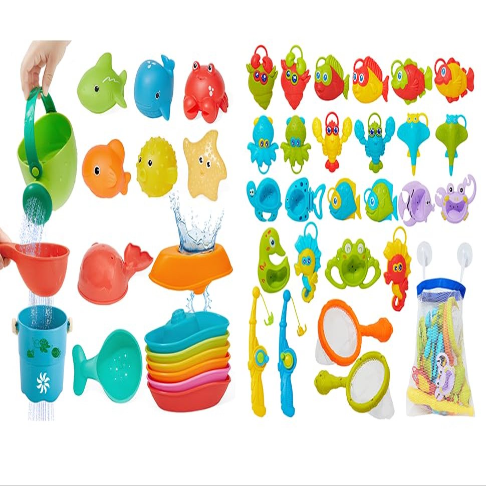 16PCS Baby Bath Toys & 26PCS Toddler Bath Toys