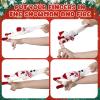 Gemscream 6 Pcs Cute Christmas Snowman Toys, 7 Inch Flying Slingshot Snowman, Finger Slingshot Xmas Toys, Christmas Funny Plush Gifts for Boys Girls Xmas Party Favors Flying Games Stocking Stuffers view 2