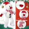 Gemscream 6 Pcs Cute Christmas Snowman Toys, 7 Inch Flying Slingshot Snowman, Finger Slingshot Xmas Toys, Christmas Funny Plush Gifts for Boys Girls Xmas Party Favors Flying Games Stocking Stuffers view 4