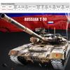 1/16 Russian T90 RC Main Battle Tank Hobby WW2 Army Vehicles Remote Control Toys T-90 HengLong 3938 Edition V7,HobbyToki Hobby-Grade Men Military Vehicles Toys,For Age above 15+ (3938-1-Professional) view 2