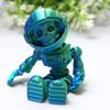 5inch 3D Printed Space Zombie Skeleton Astronaut,Flexible Realistic Articulated Animal Fidget Toys,Mystery Figurines Gifts,Executive Desk Dcor and Festival Collectible Halloween (GB) view 2