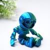5inch 3D Printed Space Zombie Skeleton Astronaut,Flexible Realistic Articulated Animal Fidget Toys,Mystery Figurines Gifts,Executive Desk Dcor and Festival Collectible Halloween (GB) view 4