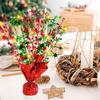 12 Pack Christmas Metallic Foil Spray Centerpiece Star Table Decoration Burst Table Centerpieces for Xmas Birthday Wedding Anniversary Holiday Party Supplies Decor, Red&Green view 3