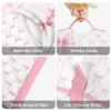 Personalized Toddler Nap Mat for Girls Custom Name Pink Bow Sleeping Bag with Pillow & Blanket Soft & Portable for Daycare, Preschool & Kindergarten view 4