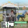 Touheart Wagon Stroller for 2 Kids - Double Seater Push Stroller with Canopy | Collapsible Foldable Wagon for Kids Toddlers & Infants with Removable Seat Pads view 3