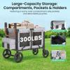 Touheart Wagon Stroller for 2 Kids - Double Seater Push Stroller with Canopy | Collapsible Foldable Wagon for Kids Toddlers & Infants with Removable Seat Pads view 4