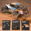 Axirata Remote Control Car, High Speed 40+KM/H All Terrain Fast RC Car Toys, 1:20 Monster RC Truck 4WD 2.4GHz Waterproof Off-Road with Headlight and 2 Rechargeable Batteries Gift for Adults Kids Boys view 2