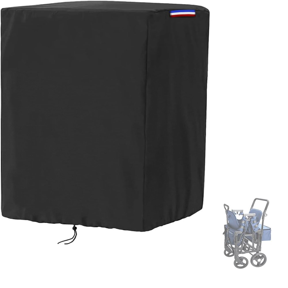 Rilime Wagon Cover Compatible with MOMFANN Stroller Wagon(Cover Only),Waterproof 420D Stroller Wagon Covers for Baby Wagon Stroller - 18.9" L x 15.75" W x 37.01" H