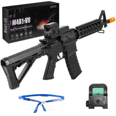 Gel Ball Blaster M4A1, Electric Orby Ball Gun, Full Auto, 280 FPS, 100 Ft Range, High-Speed Splat Gun, Large Mag, Outdoor Team Game Fun, Presents for Teens & Adults, Ages 14+