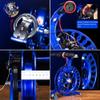10.2" Kite Reel Winder, Kite String Reel, 360 All-Round Line Guide, W/disc Brake Chip Brake and Anti-Reverse Device, Groove Width 1.37"/Depth 1.57", for Adults, Large Kites view 4