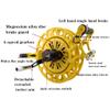 4-Speed Gear Wheel, Disc Brake Anti-Reverse Wheel, Help Fly Large Kite Power Strap Wheel, Suitable for Medium and Large Kite Flying Accessories(Yellow) view 2