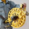 4-Speed Gear Wheel, Disc Brake Anti-Reverse Wheel, Help Fly Large Kite Power Strap Wheel, Suitable for Medium and Large Kite Flying Accessories(Yellow) view 4