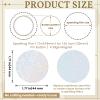 200 Pcs Badge Protective Film 45mm (1.77 in), 8 Styles of Holographic Glitter, Badge Film for 1.25 Inch 32mm Button Maker Machine, 32mm Button Making Supplies view 2