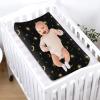 HUISEFOR Sun and Moon Changing Pad Cover for Baby Soft Diaper Change Table Covers Easy to Install Baby Nursery Diaper Changing Pad Sheets view 3