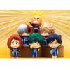 6pcs/Set MHA Figure Izuku Midoriya Statue Shouto Todoroki Cake Topper Figure Mini Anime Figurine Uraraka Ochako Model Car Decor Collectible Gifts for Fans view 2