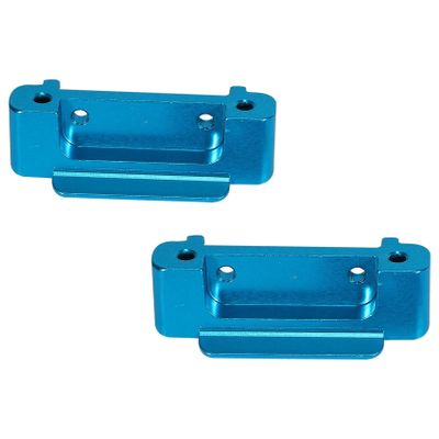 2Pcs Upgrade Spare Rc Car Parts Front Rear Bumper for Wltoys A959-B A969-B A979-B,Blue
