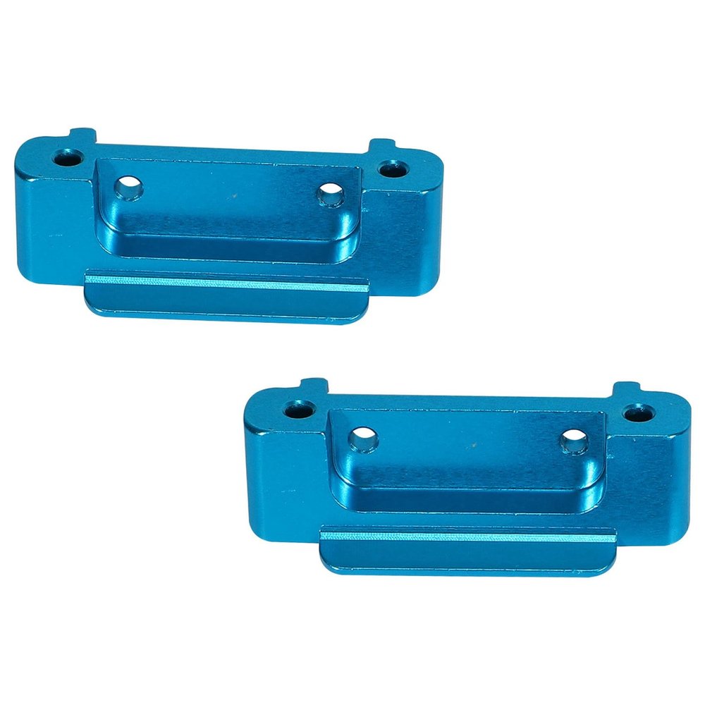 2Pcs Upgrade Spare Rc Car Parts Front Rear Bumper for Wltoys A959-B A969-B A979-B,Blue
