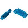 2Pcs Upgrade Spare Rc Car Parts Front Rear Bumper for Wltoys A959-B A969-B A979-B,Blue view 2