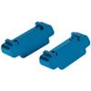 2Pcs Upgrade Spare Rc Car Parts Front Rear Bumper for Wltoys A959-B A969-B A979-B,Blue view 3