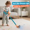 BAYMI 3-in-1 Kids Vacuum That Really Works  Working Toddler Vacuum Cleaner with Real Suction, Montessori Pretend Play Cleaning Toy Gift Set for Boys and Girls Ages 3+ view 2