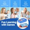 ALSOLIFE Thick Video Flash Cards for Toddlers- Color, Shape, Number Cards- 9 Fun Games for Toddlers, Speech Therapy Material Picture Cards, Preschool Learning Activities, Montessori view 2
