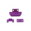 3Pcs Metal Upgrade RC Car Parts Front Bumper Fit for WLtoys 144010 144002 144001 124017 124019 Remote Control Car Accessories(Purple) view 1