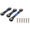 3Pcs Metal Steering Rod Link Rod Tie Rod for TT-01 TT01 1/10 RC Car Upgrade Parts Accessories,Blue view 1