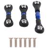 3Pcs Metal Steering Rod Link Rod Tie Rod for TT-01 TT01 1/10 RC Car Upgrade Parts Accessories,Blue view 2