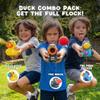Hog Wild Duck Popper 3-Pack (Classic, Ninja, Punk) Squeeze-to-Shoot Foam Ball Blasters, Launches up to 20 ft, Includes 12 Foam Balls Fun Desk Toy & Gift for Kids & Adults view 3