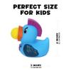Hog Wild Duck Popper 3-Pack (Classic, Ninja, Punk) Squeeze-to-Shoot Foam Ball Blasters, Launches up to 20 ft, Includes 12 Foam Balls Fun Desk Toy & Gift for Kids & Adults view 4
