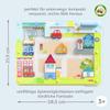 HABA Wooden City Magnetic Game - Interactive Educational Toy from 3 Years - Promotes First Steps in Road Traffic with Rotating Elements - 2012357001 view 3