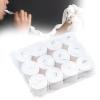 12Pcs Mouth Coils Paper Gimmick for Stage Tricks and Party Performances, Fun Vomit Paper Props for Street Shows School Events, Accessories Magic (White) view 1