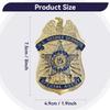 EMORBALS Brass Badge Pin, Costume Accessories for Halloween, House, Role-Playing view 3
