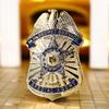 EMORBALS Brass Badge Pin, Costume Accessories for Halloween, House, Role-Playing view 4