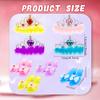 8 Pcs Princess Dress Up Set Includ 4 Pairs Heels Shoes 4 Crown for Little Girls Princess Role Play Toddler Pretend Birthday Gifts Princess Party Favor view 2