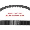 #US Replacement Parts Drive Belt V-Belt for Yamaha for Wolverine 350 YFM350 YFM 350 2X4 2006-2009 (diep#1725-22932) view 2