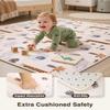 Baby Play Mat for Floor,1.2" Thick 47x47 Play Mat for Playpen,Safe Tummy Time Mats for Babies and Infants Toddlers,Cushioning Foam Mats for Kids Crawling,Non-Slip Baby Playmat,Tatami,Nursery Rug view 2