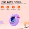 Case for Tamagotchi Paradise with Lanyard  Cute Cartoon Silicone Protective Cover for Kids, Soft & Shockproof Shell for Tamagotchi Virtual Pet Keychain, Anti-Drop Holder Accessory (Purple) view 2