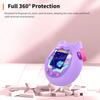 Case for Tamagotchi Paradise with Lanyard  Cute Cartoon Silicone Protective Cover for Kids, Soft & Shockproof Shell for Tamagotchi Virtual Pet Keychain, Anti-Drop Holder Accessory (Purple) view 4